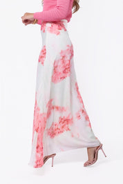 Caroline Skirt (Ivory/Pink)