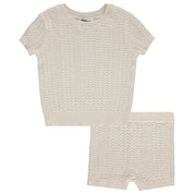 Knit Sweater Set Short