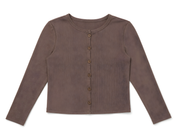 MICRO-RIBBED CARDIGAN AVAILABLE IN 6 COLORS (26SM32)
