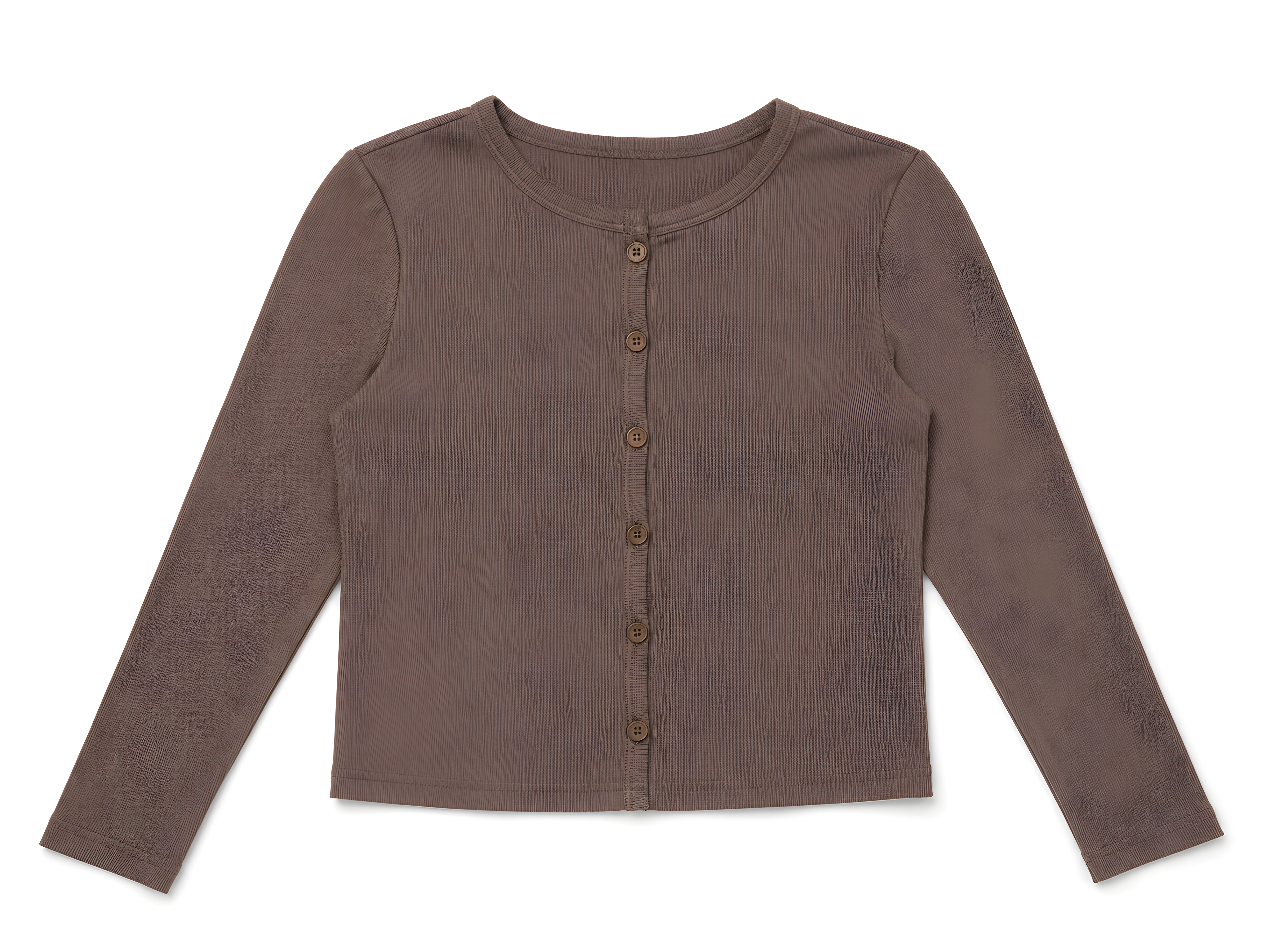MICRO-RIBBED CARDIGAN AVAILABLE IN 6 COLORS (26SM32)