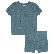 Knit Sweater Set Short