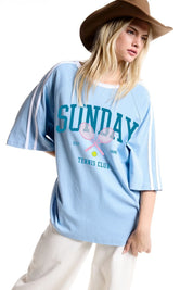 Sunday Tennis Club Graphic Tshirt
