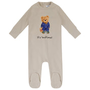 Sleepy Teddy Footie Blue