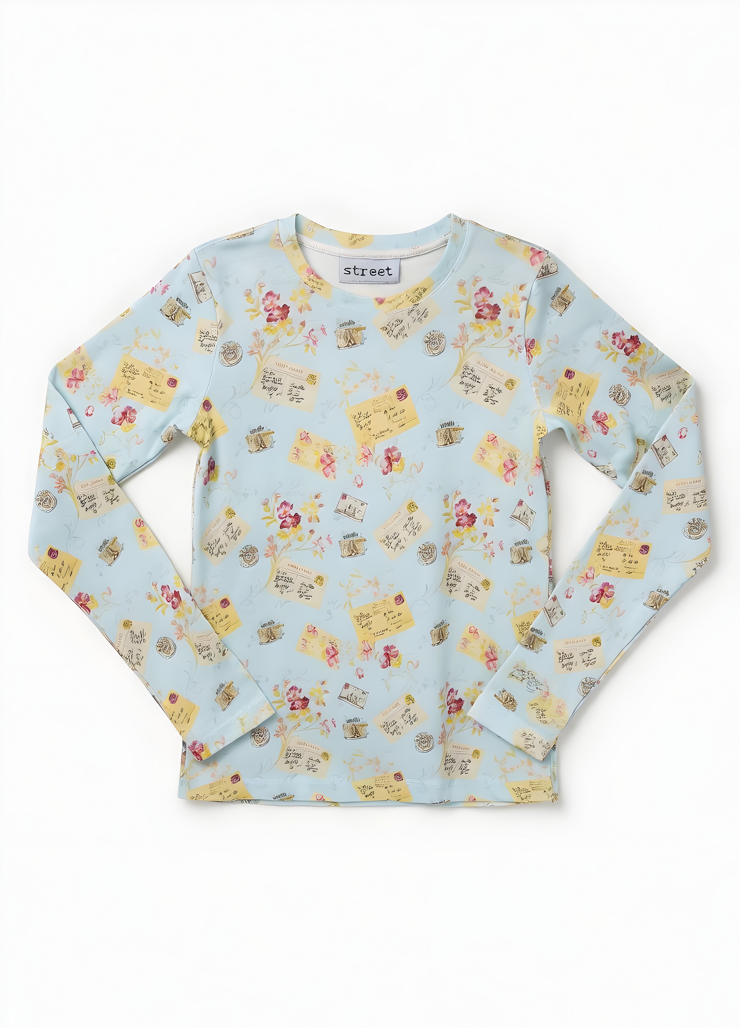PRINTED COTTON TSHIRT-  VINTAGE