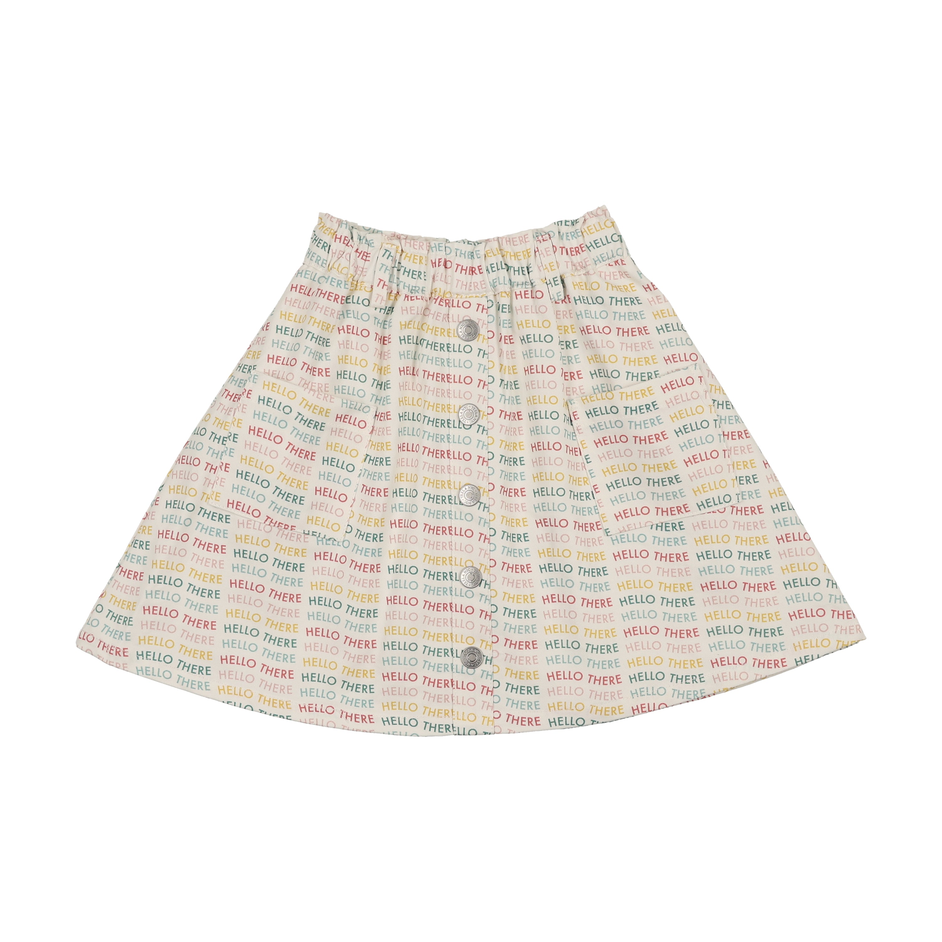 Teela Multi Hello There Skirt