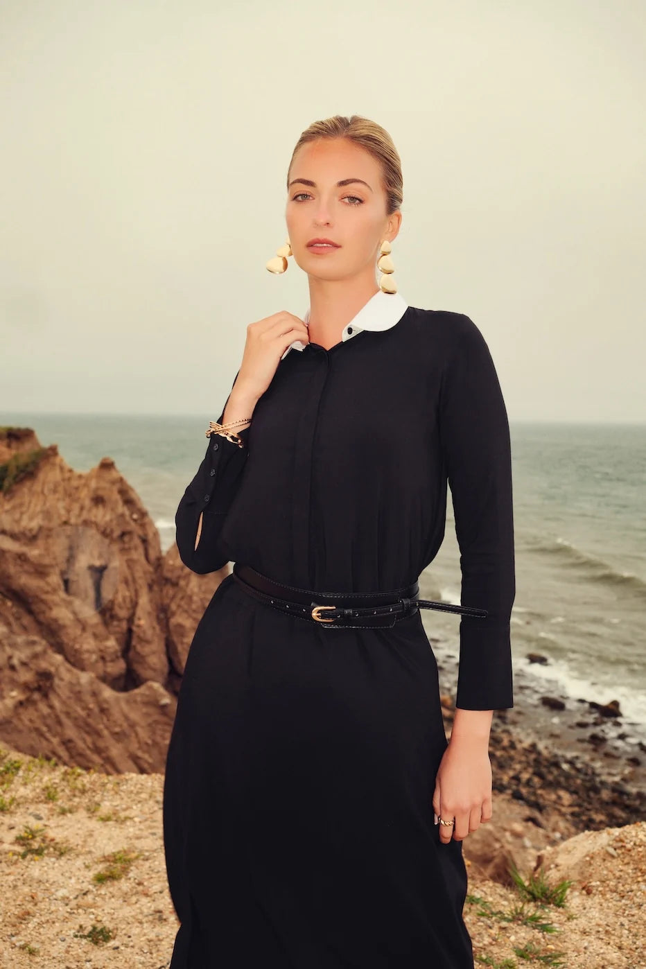 BUTTON FRONT SWING MAXI