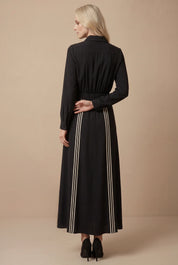 CONTRAST TRIM MAXI