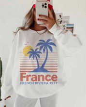 French Riviera Vintage Sweatshirt