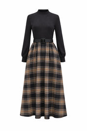 Mira Plaid Dress