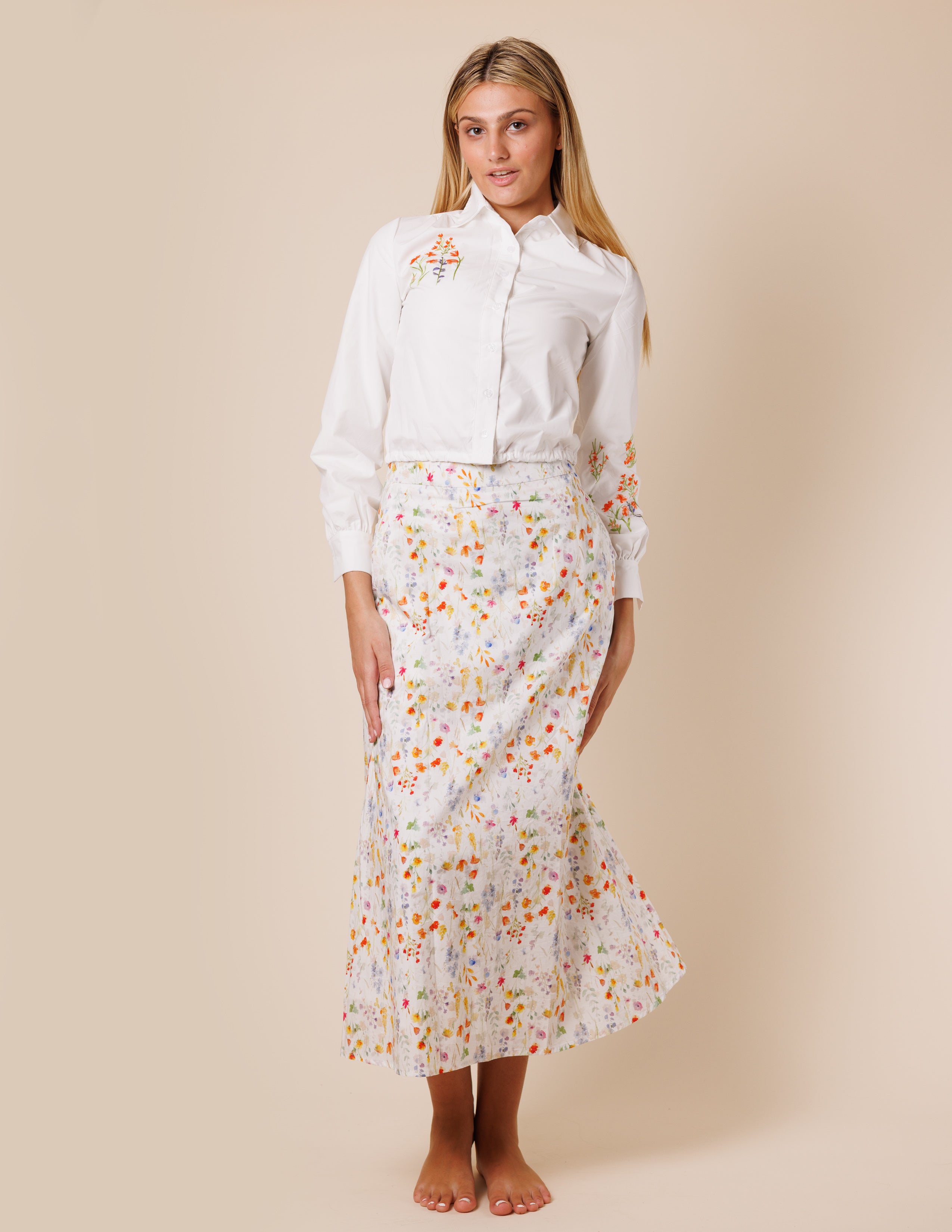 a line print skirt 12578us