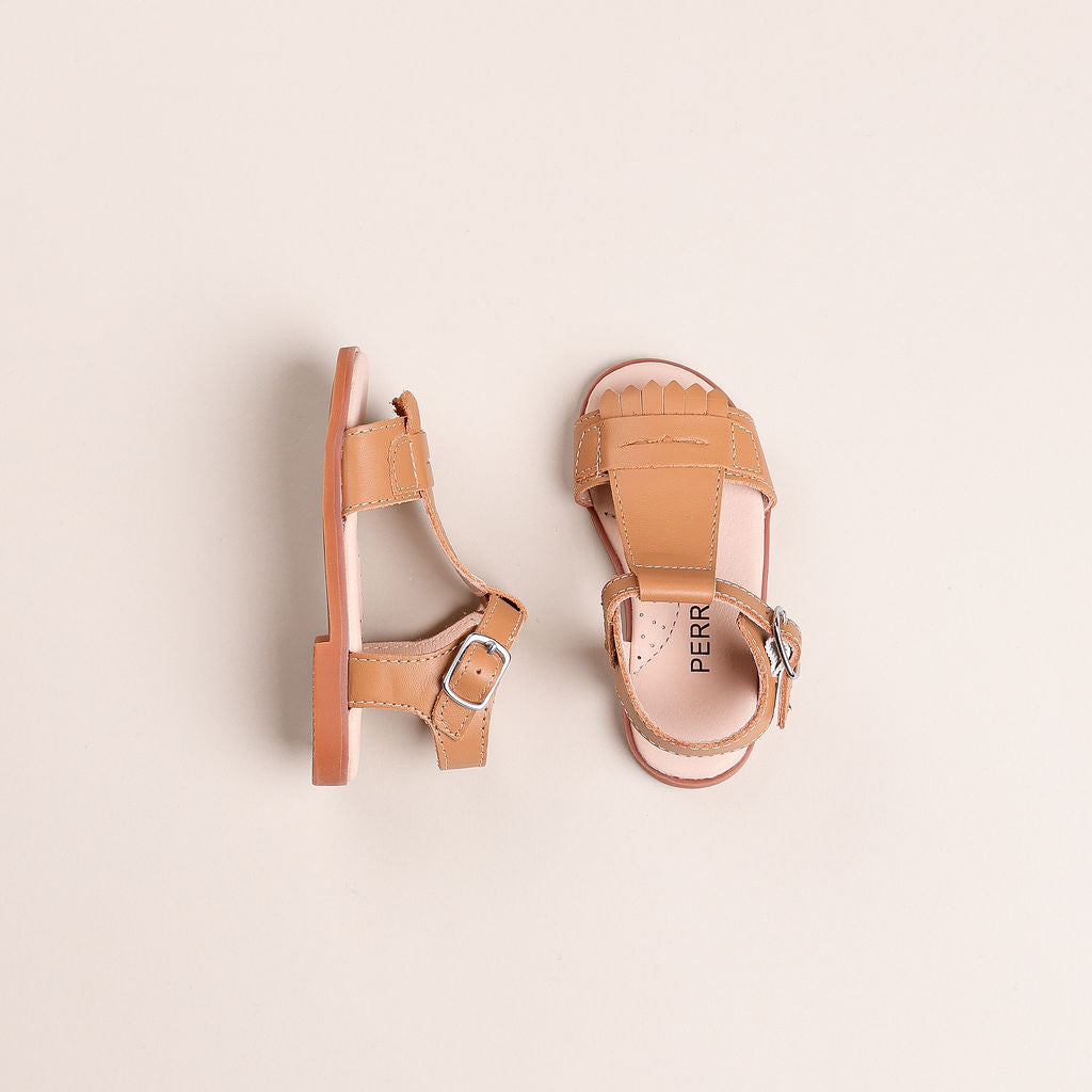 Fringe Sandal | Camel