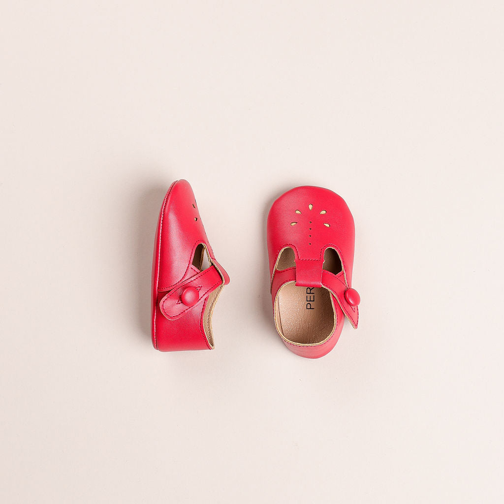 T strap with starburst | Red