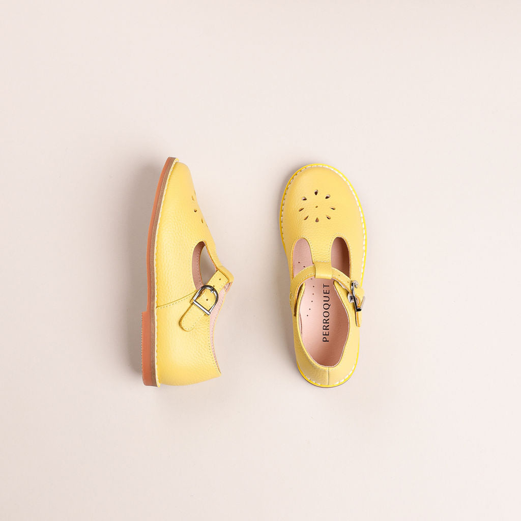 Starburst T-strap | Yellow