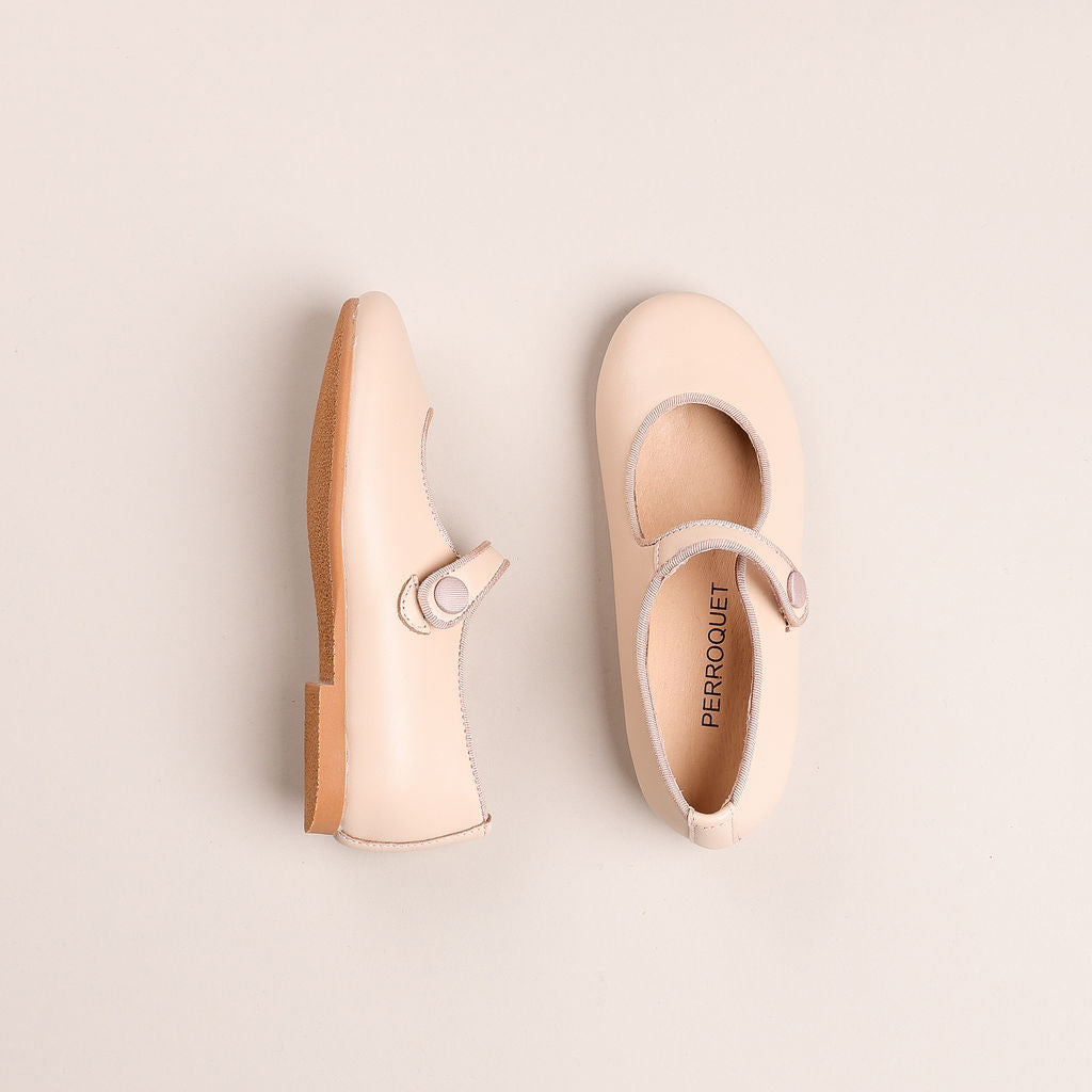 Round front mary jane | Pale Pink