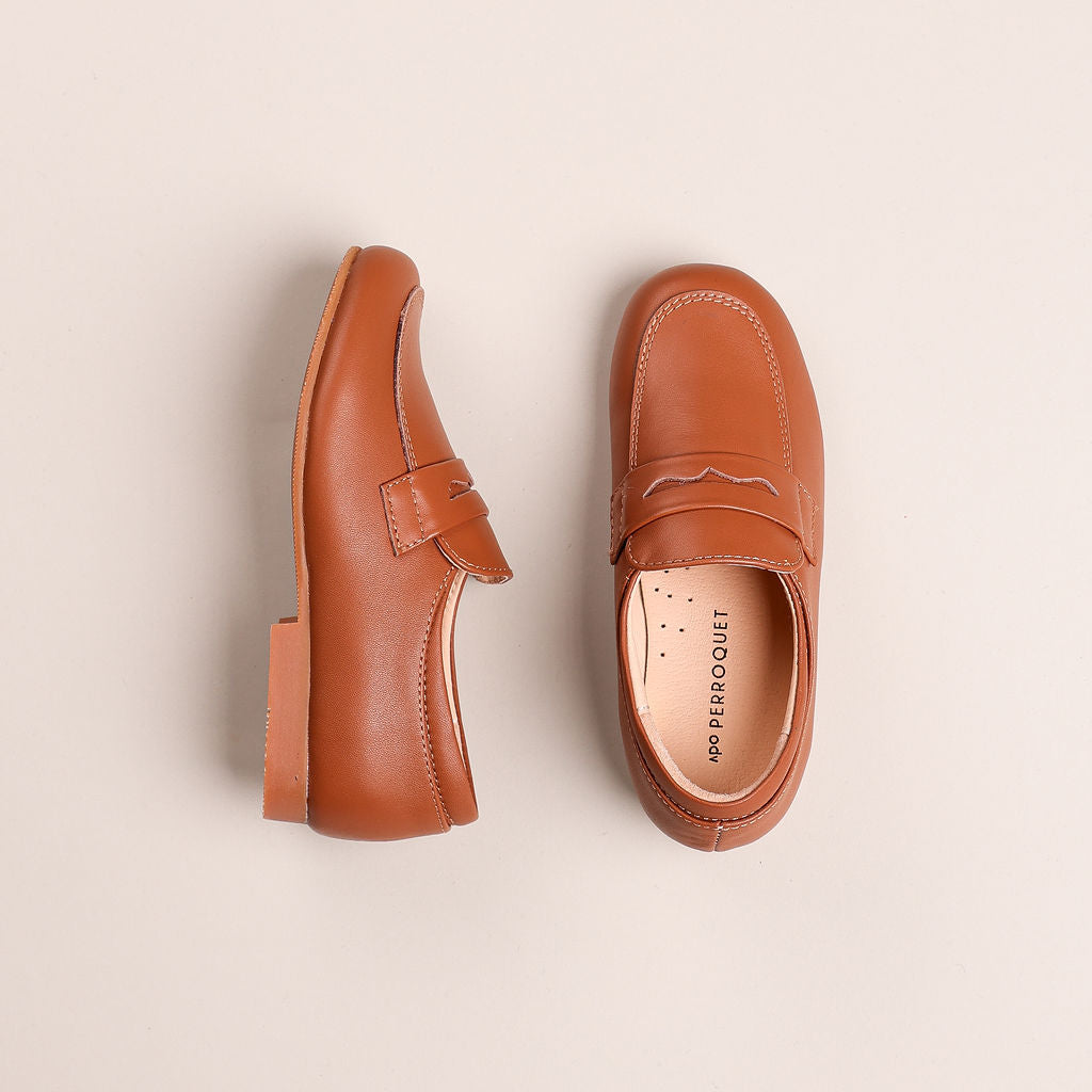 Preppy loafer | Luggage