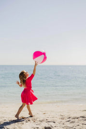 Pink Skirt with 3/4 Sleeve Bubble Shirt