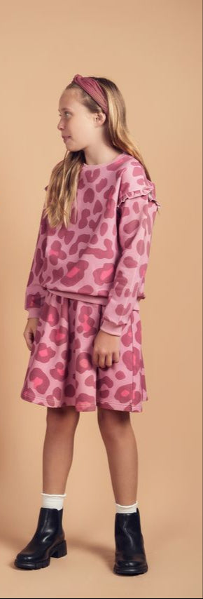 Leopard Girls Top