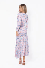 Miri Dress (Light Pink Flower)