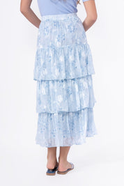 Suri Skirt (Blue Flower)
