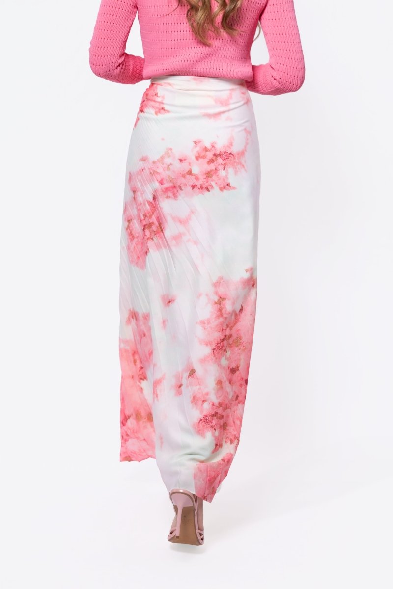 Caroline Skirt (Ivory/Pink)