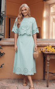 Kenna Skirt (Light Blue)