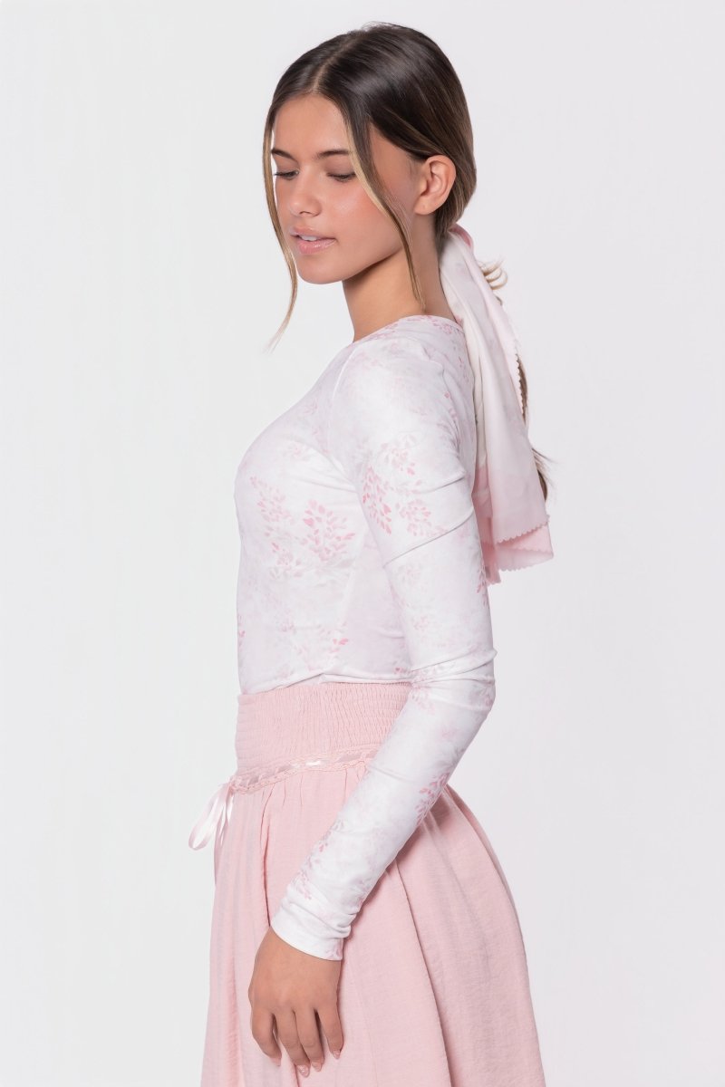 Leni Top (White/Pink)