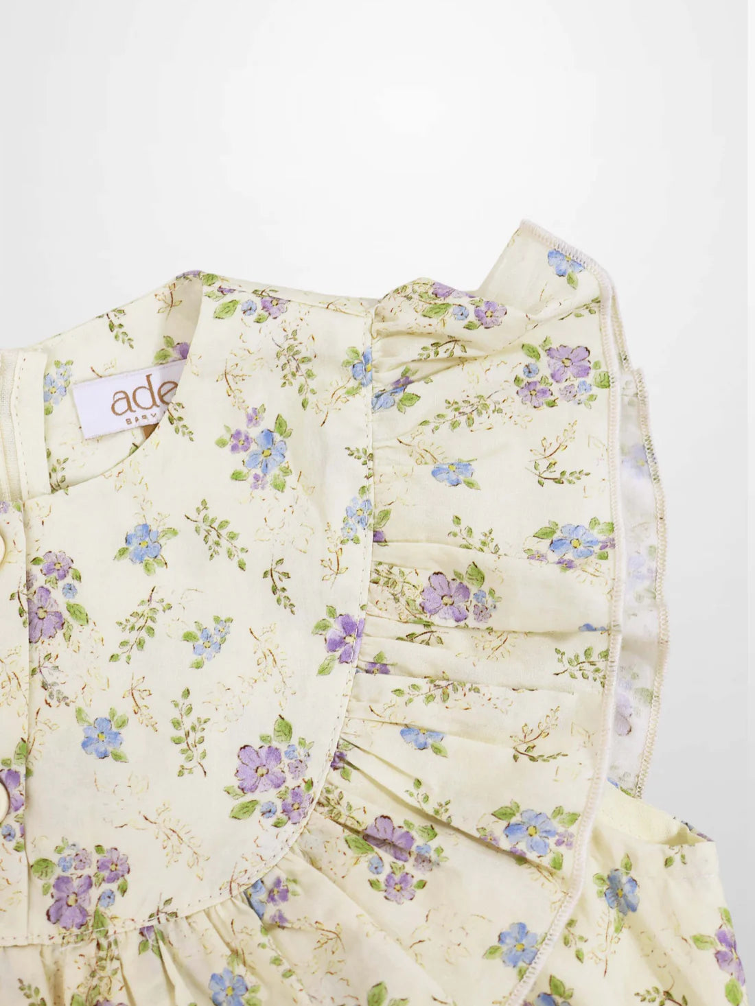 Ivory Flower Dress - Sleeveless