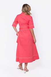 Logan Dress (Coral Pink)