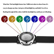 Ovvel Boys Digital Wristwatch with Many Features - Solid Black