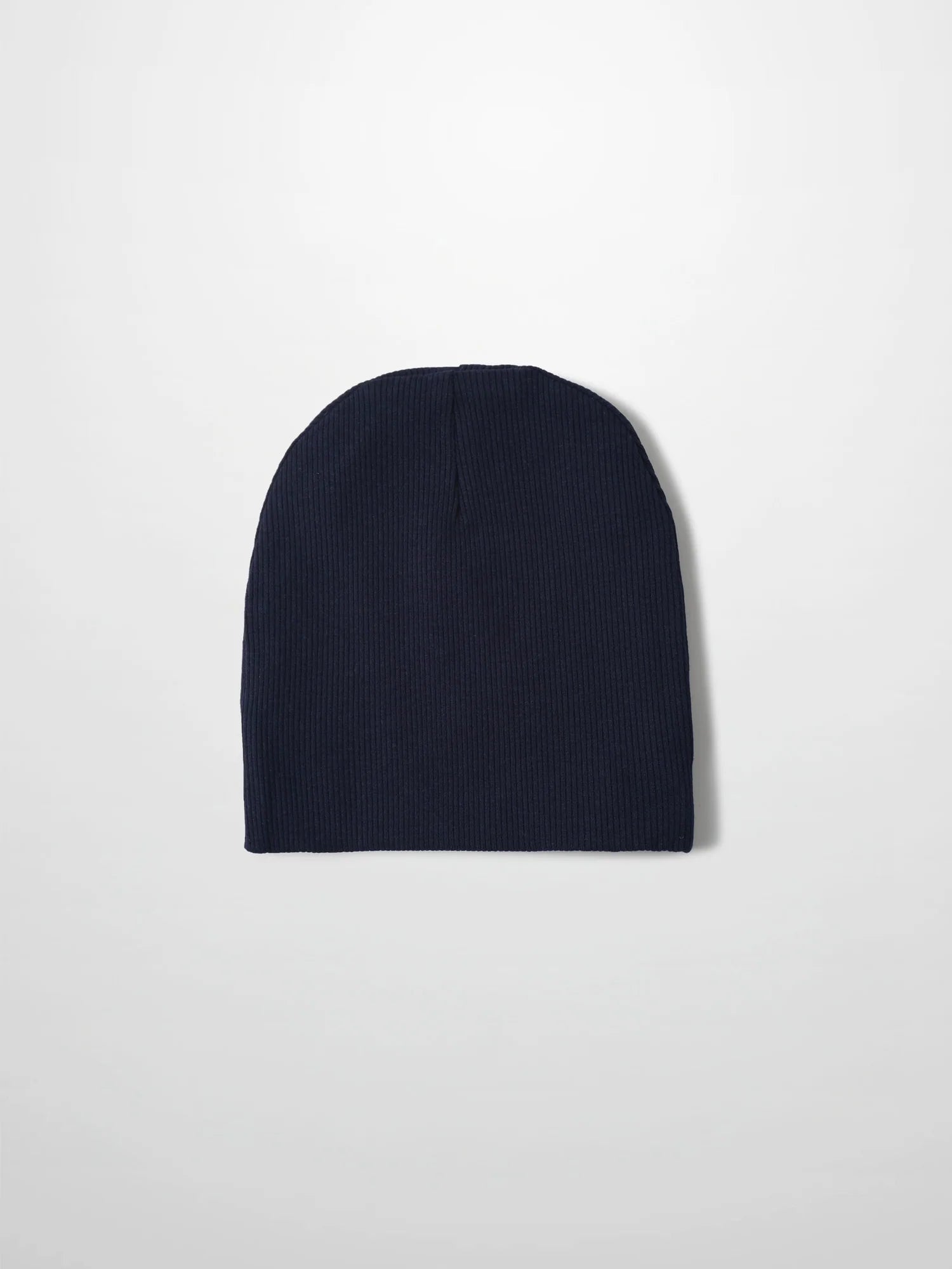 Mock Neck Beanie - Navy