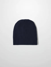 Mock Neck Beanie - Navy