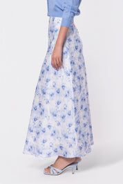 Lisa Skirt (White/Blue)