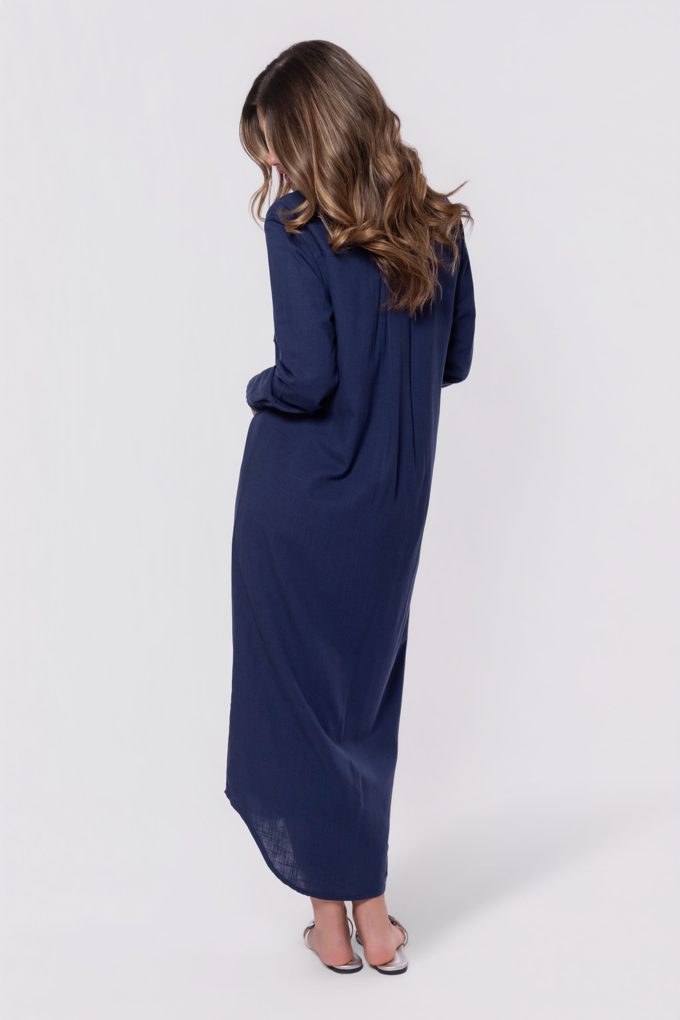 Bonnie Dress 49" (Navy)