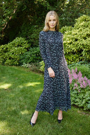 PARKER DRESS - BLUE FLORAL