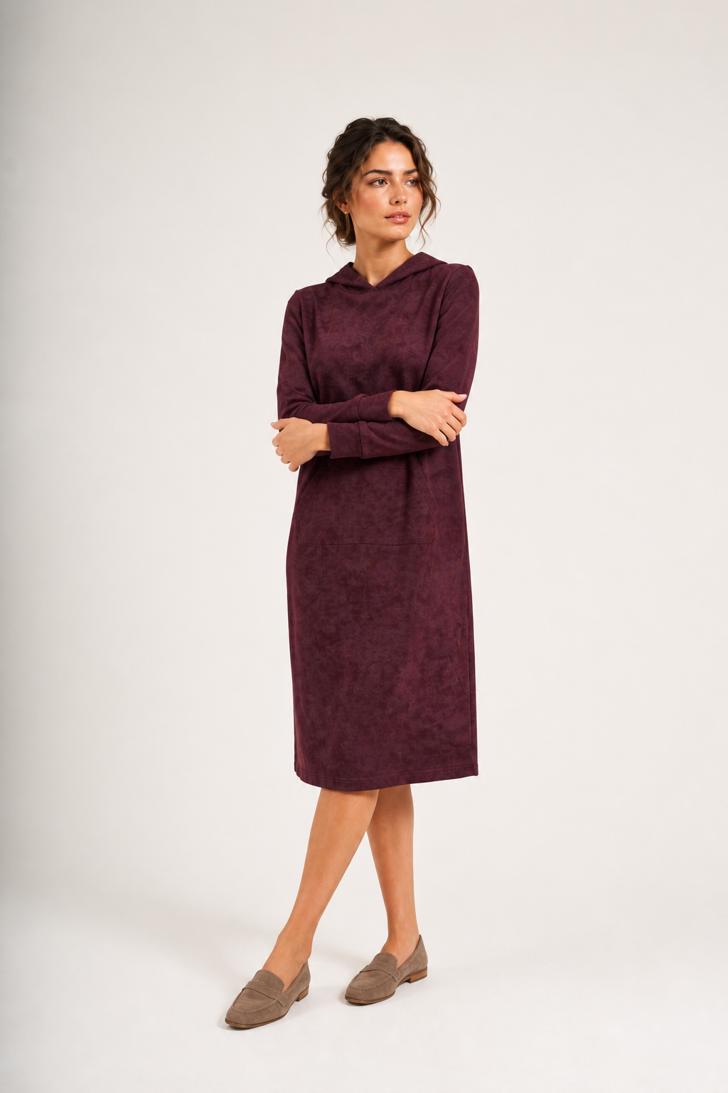Serenity — Pullover Hoodie Dress