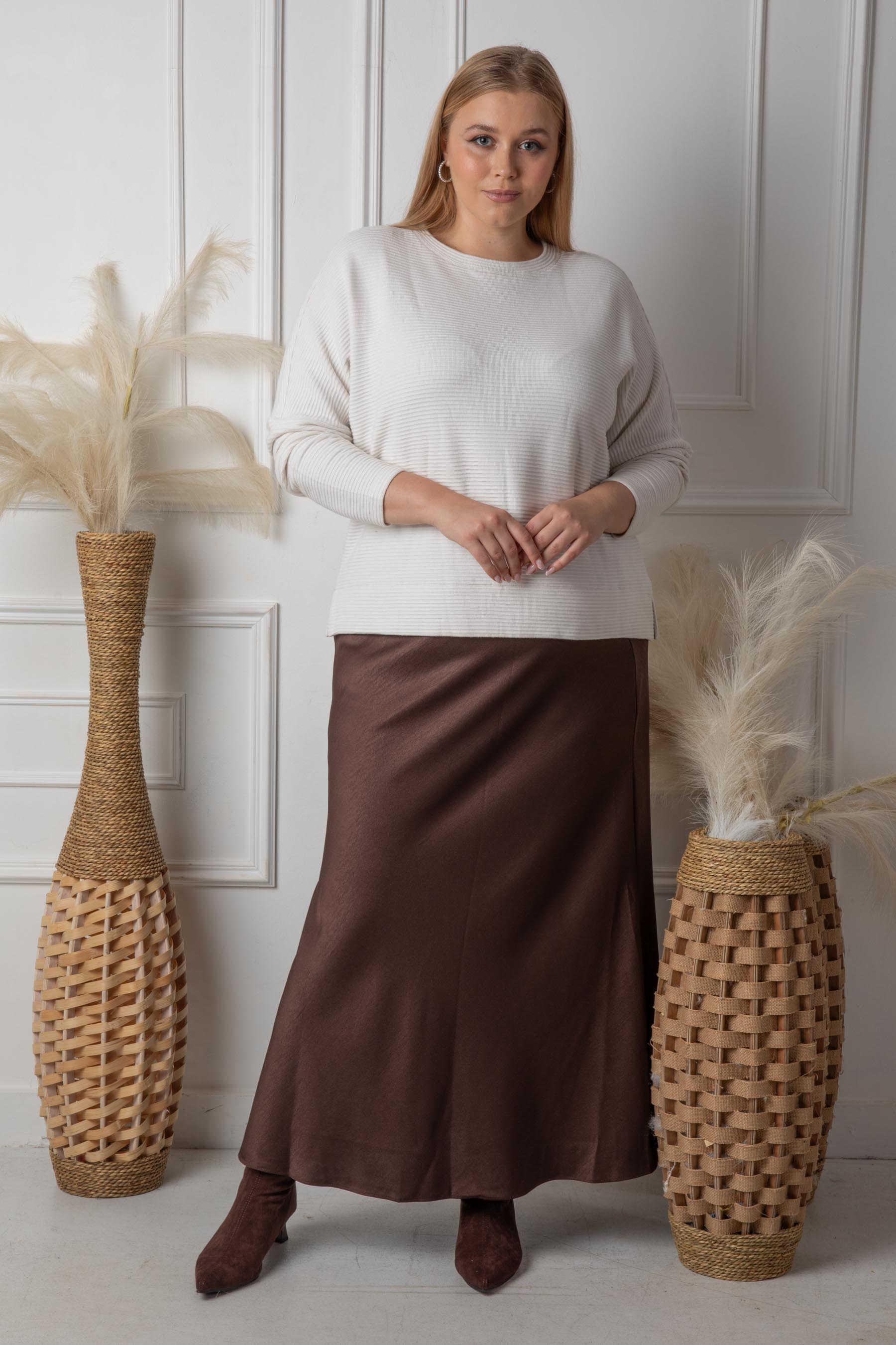 COSMO SKIRT PLUS - CHOCOLATE
