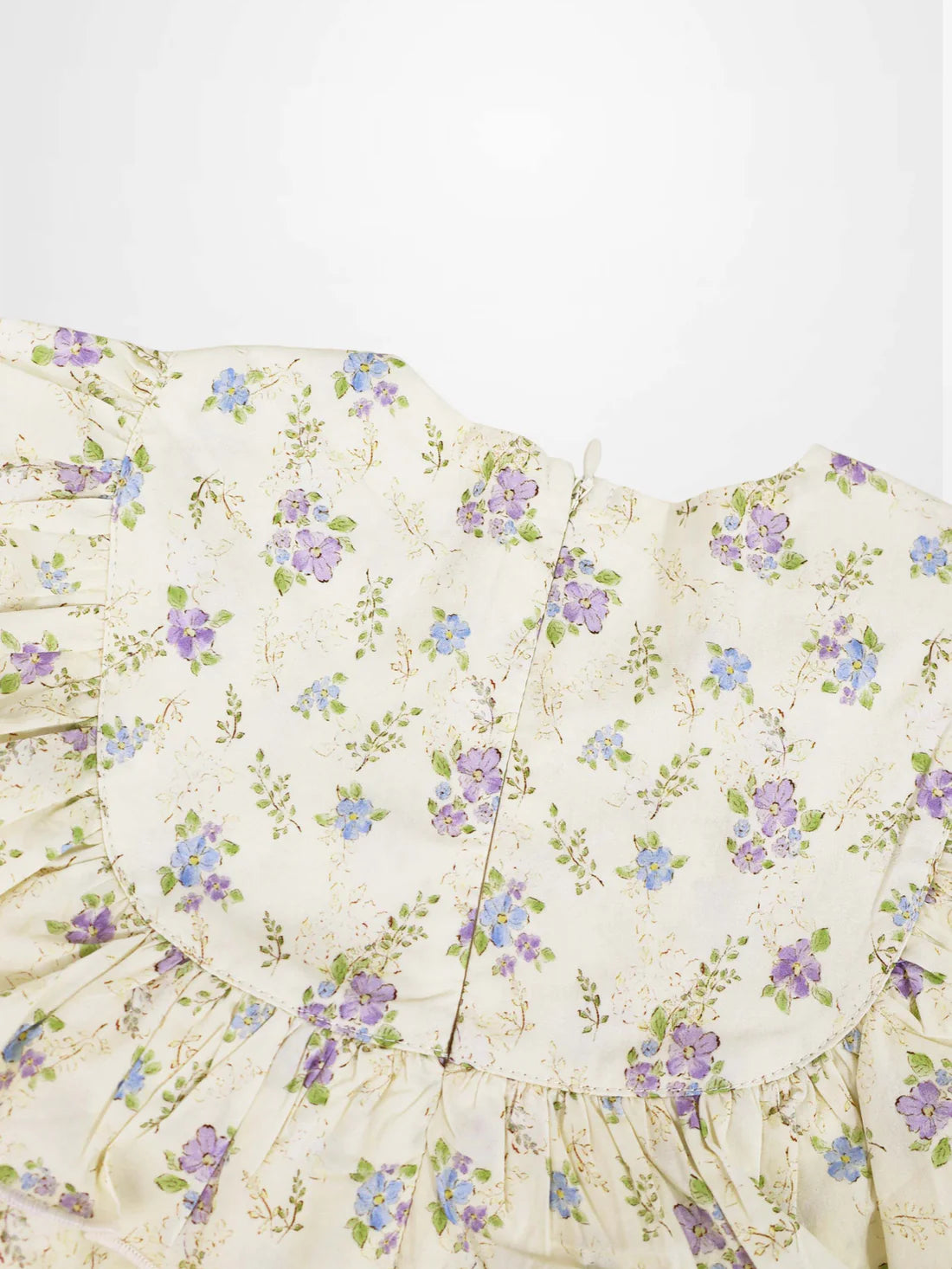 Ivory Flower Dress - Sleeveless