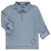 Collared Denim Shirt