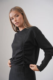 Ruched Knit Top