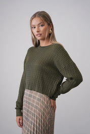 Basic Cable Knit Top