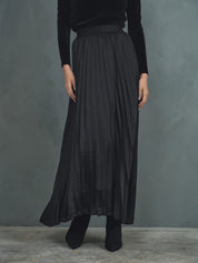 Maxi Pleated Skirt