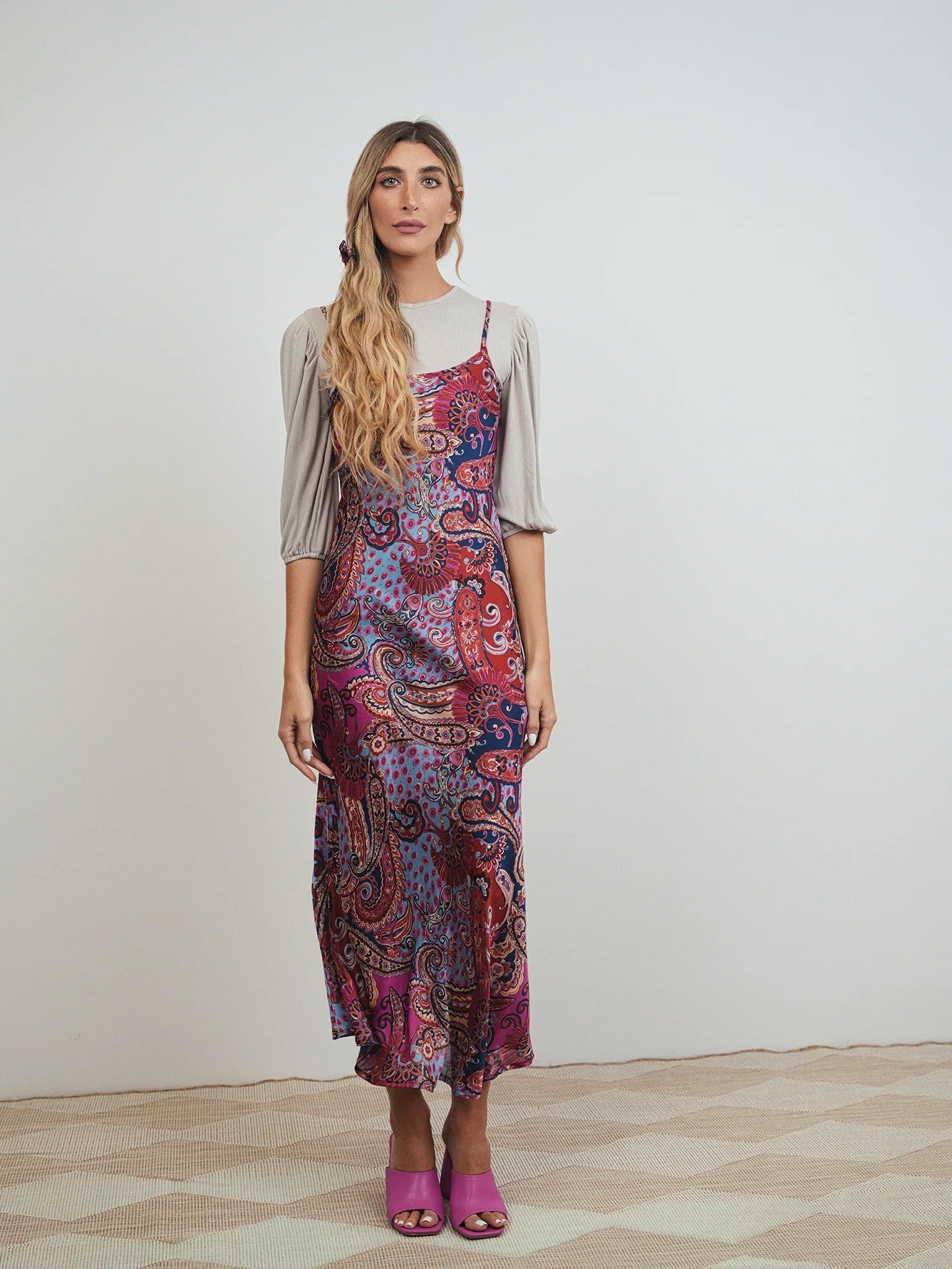 Print Slip Dress