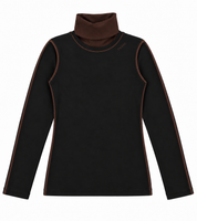 Contrast Piping Tneck