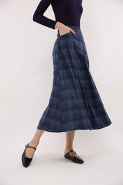 Tia Plaid Skirt