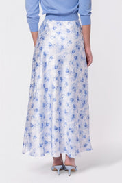 Lisa Skirt (White/Blue)