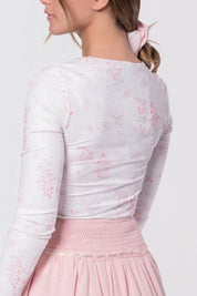 Leni Top (White/Pink)