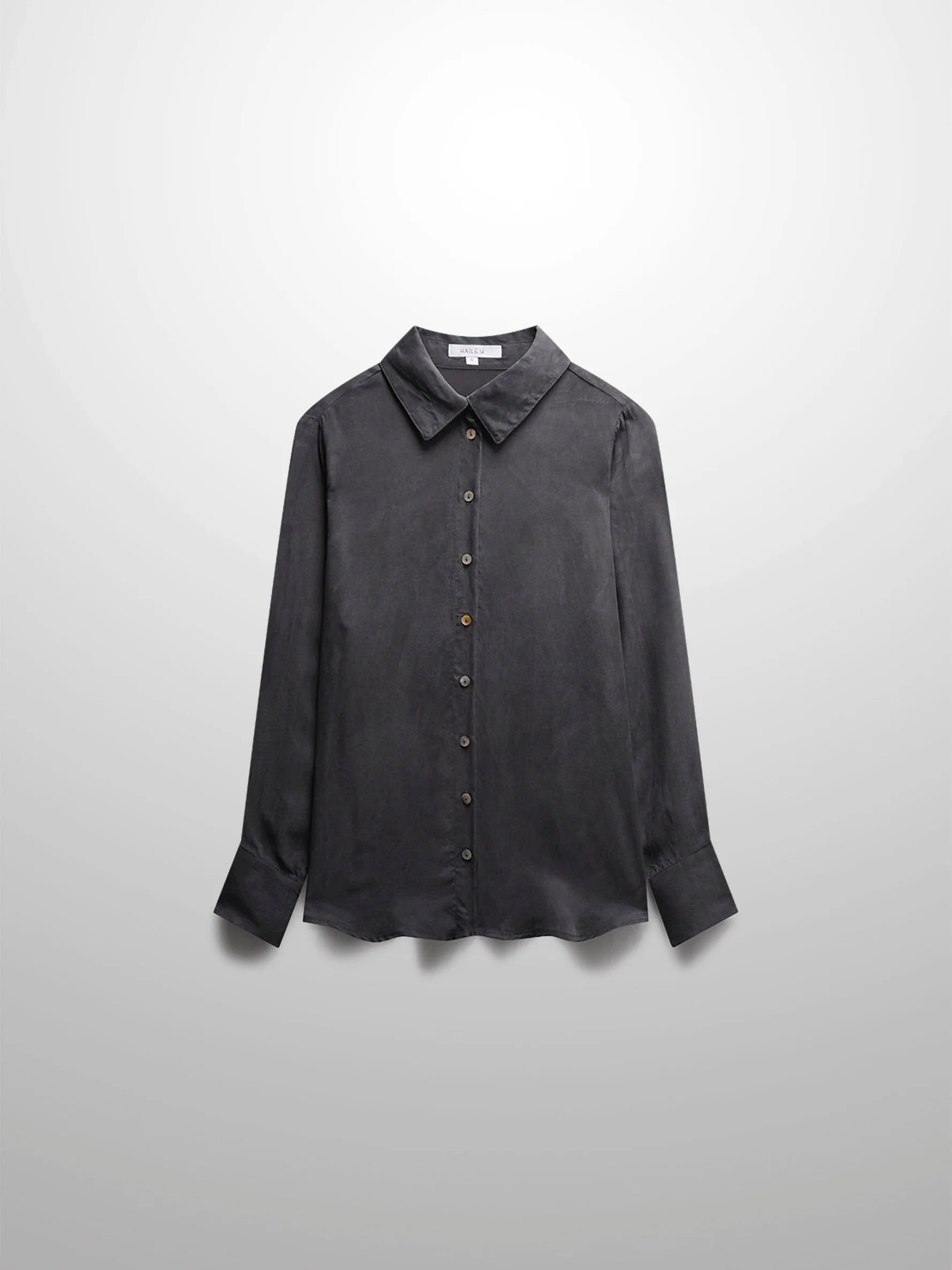 Cupro Blouse-Grey