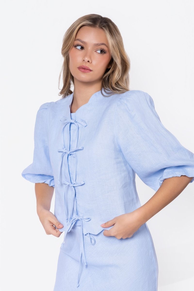 Molly Top (Light Blue)