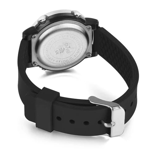 Ovvel Boys Digital Wristwatch with Many Features - Solid Black