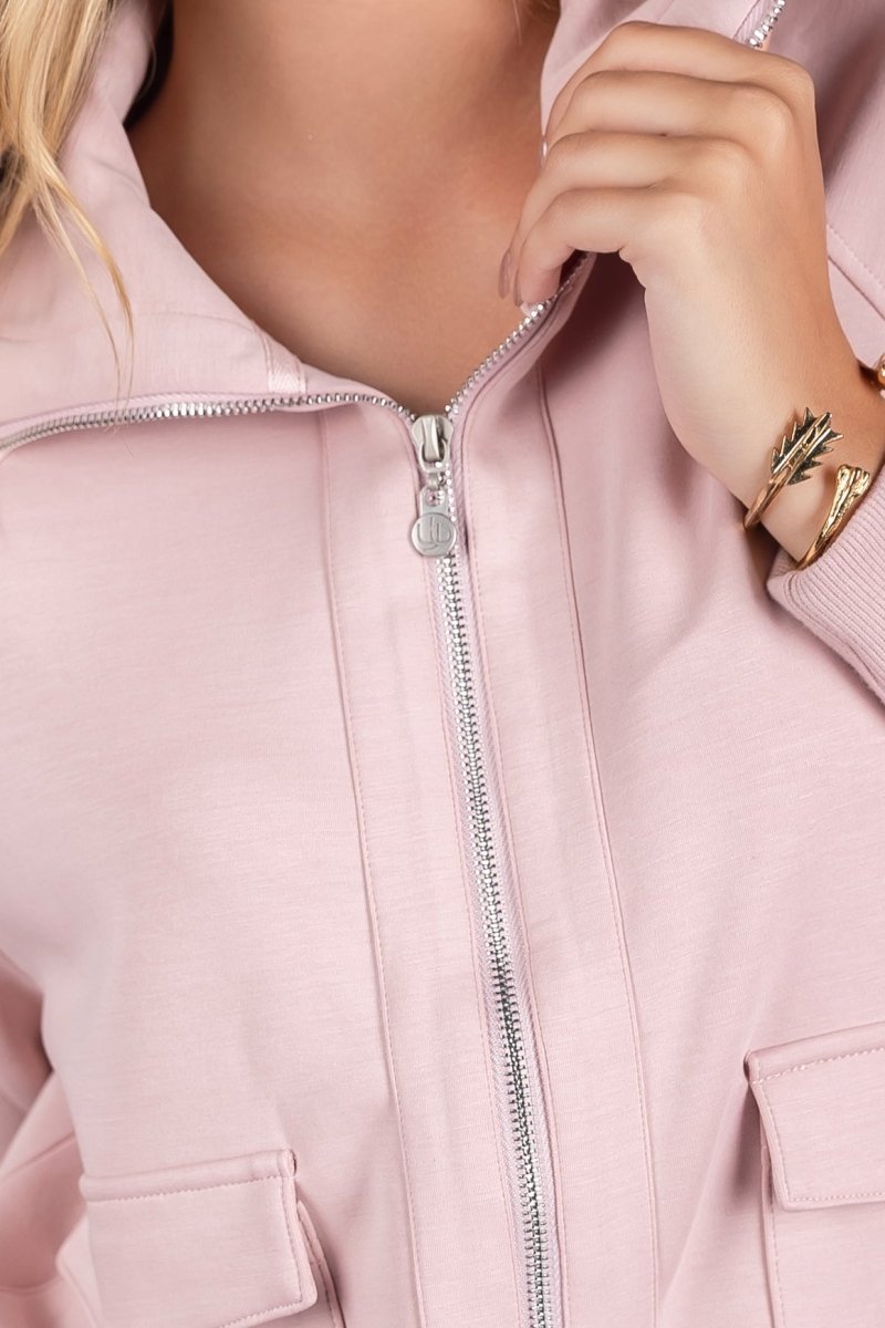 Mina Zip Up Jacket Pink